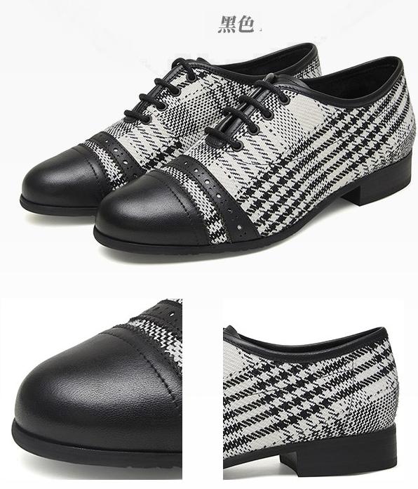 昆凌同款,千鸟格纹英伦风单鞋!千鸟格纹放在鞋子上一样好看