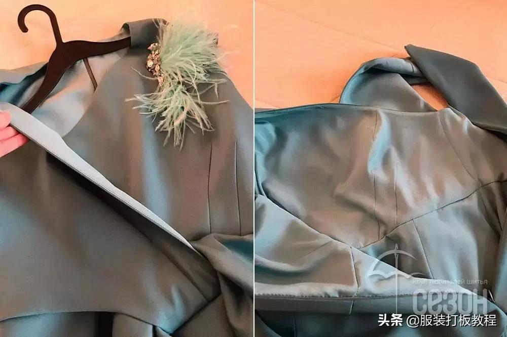 连衣裙的裁剪纸样,碎花公主连衣裙的裁剪方法及图样