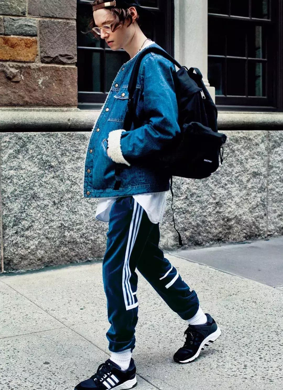 穿衣搭配男生网红款,经典直男运动穿搭