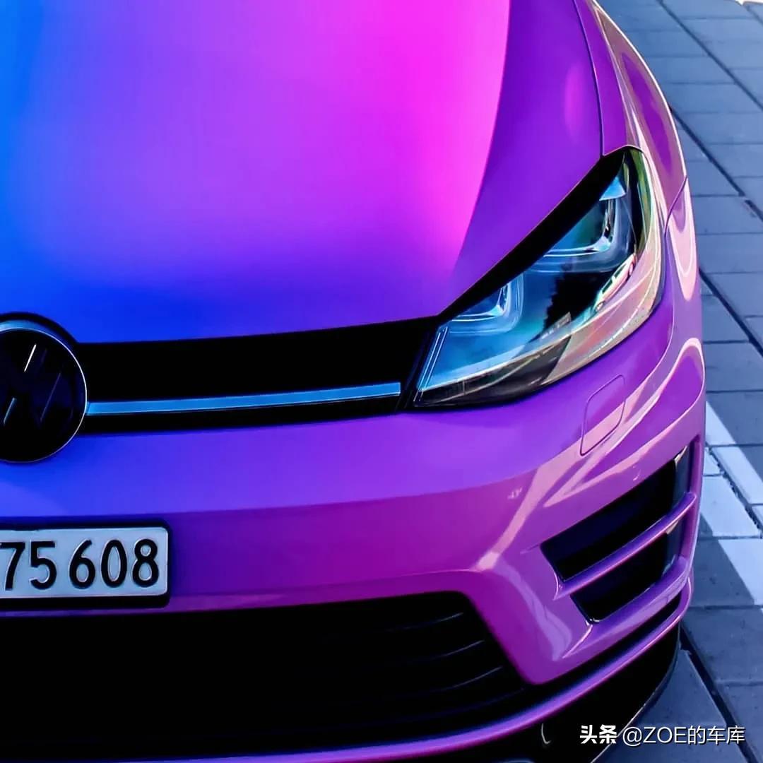 高尔夫7.5r-line车身涂装,大众高尔夫7什么颜色最洋气