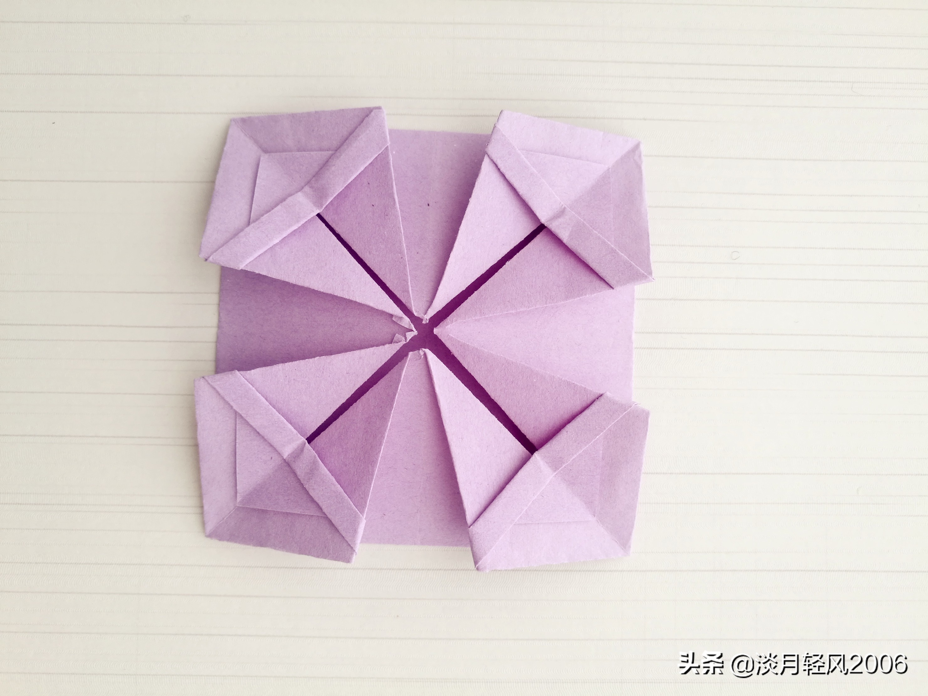 手工DIY制作花篮,简单折少女心的手工