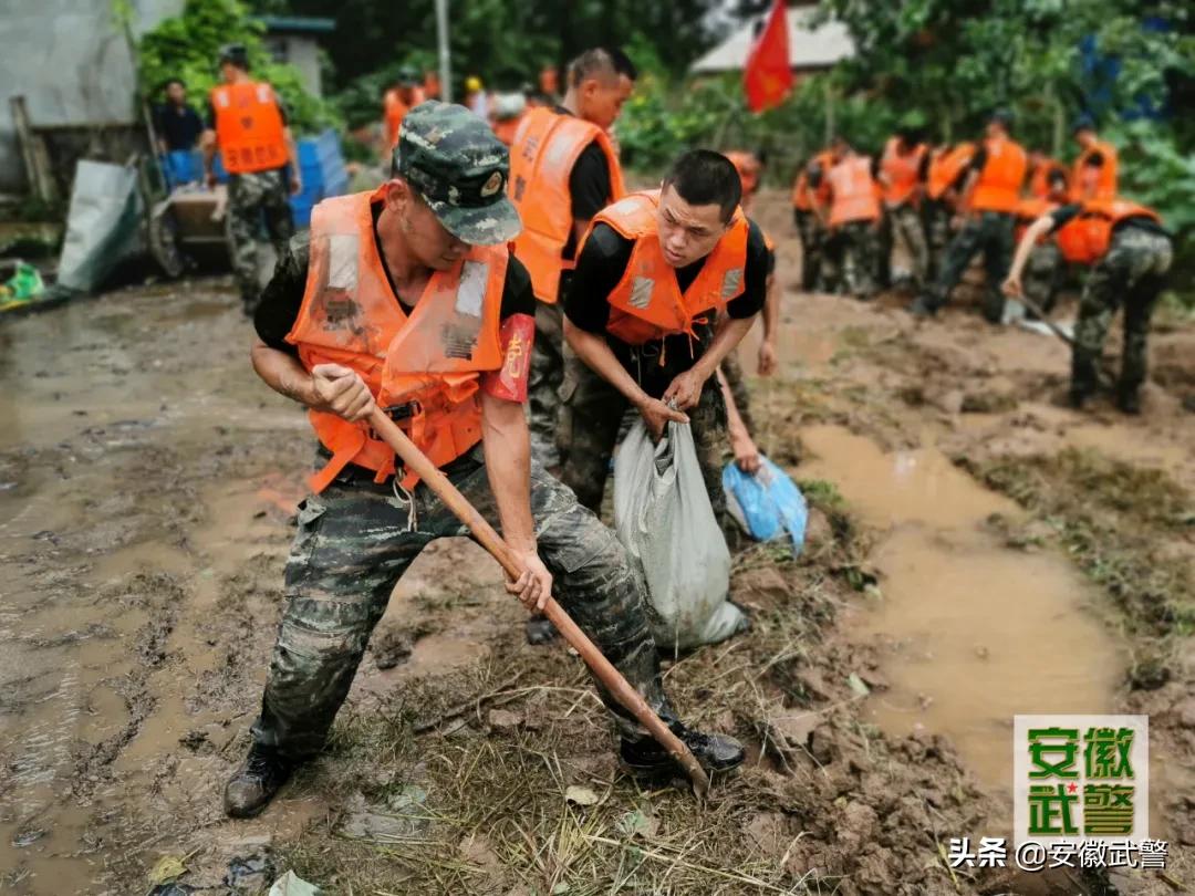 辛苦了！安徽总队一线官兵仍在艰苦作战、连续奋战