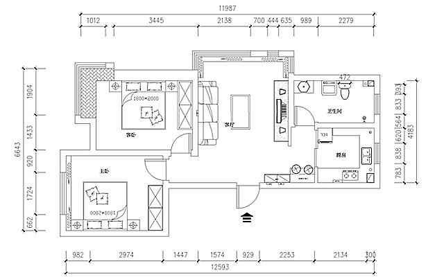 客厅电视背景墙太小怎么办,客厅背景墙太小