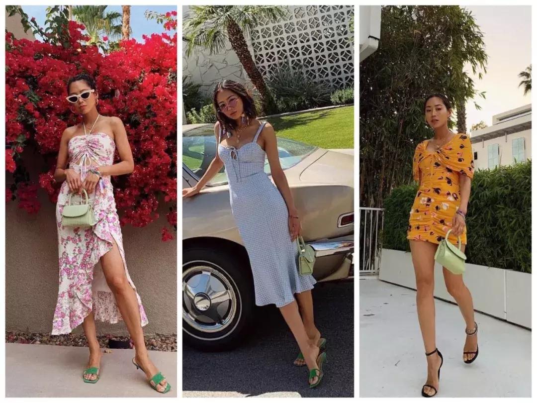 宣美黑色吊带裙,lisa时尚撞衫