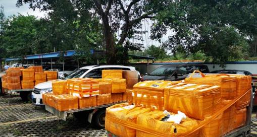 海关查获190箱海鲜产品,海关查获海鲜案件