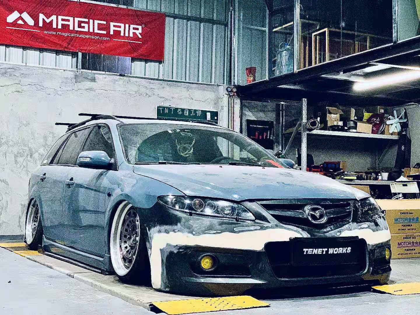 马自达6改了mps包围能装什么后唇,马自达6旅行版海外实拍升级