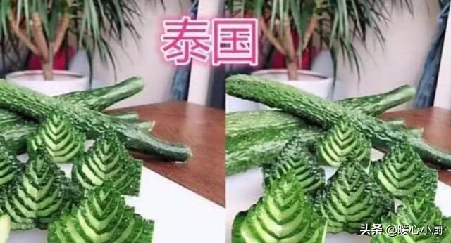 各国切黄瓜大pk，印度切成船，迪拜切成虾，看到中国：都让让