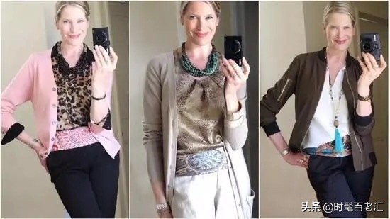 大妈丝巾多种穿法,老年人系丝巾最时尚好看