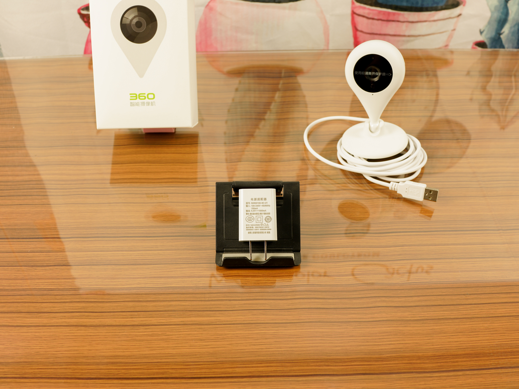 360智能摄像机云台标准版蓝灯,360智能摄像机夜视模式