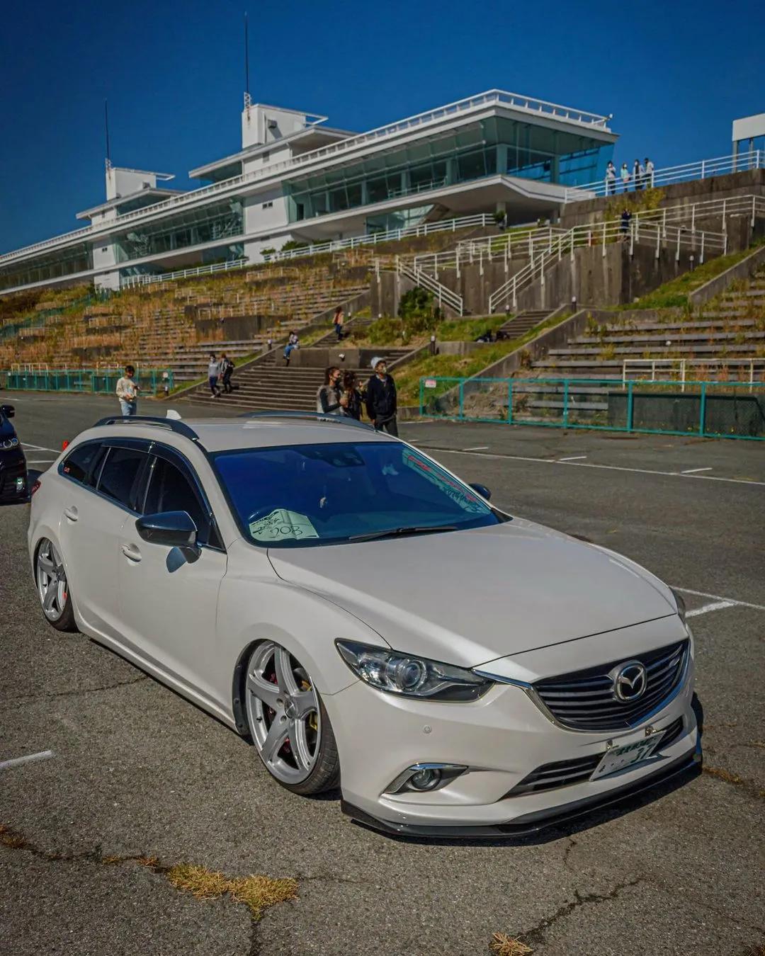 阿特兹轮毂改装案例,马自达阿特兹改装案例