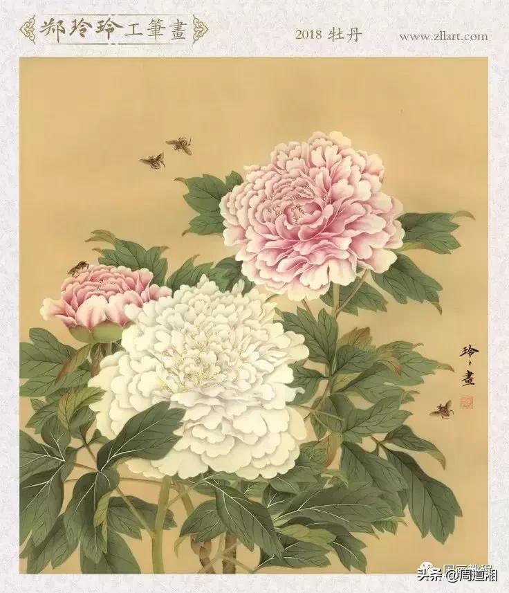 宋人工笔花鸟临摹步骤,工笔花鸟玉兰的画法