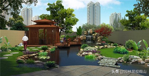 假山水池如何制作,屋顶假山水池设计