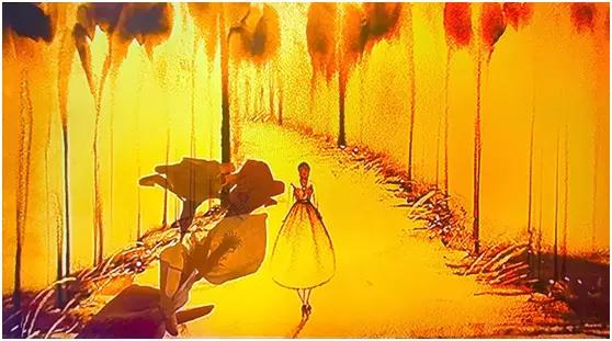 梦飞沙画高清图片,指间沙画艺术家