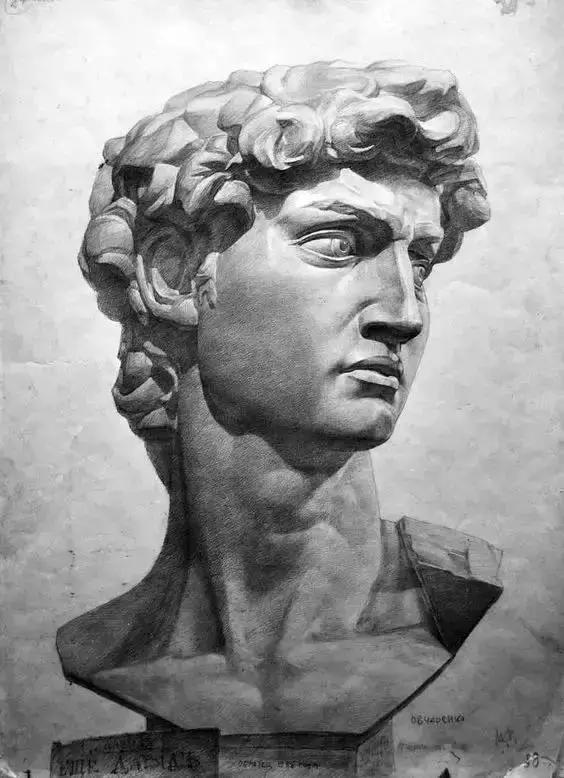 画素描不画脸,画素描总是画不深入