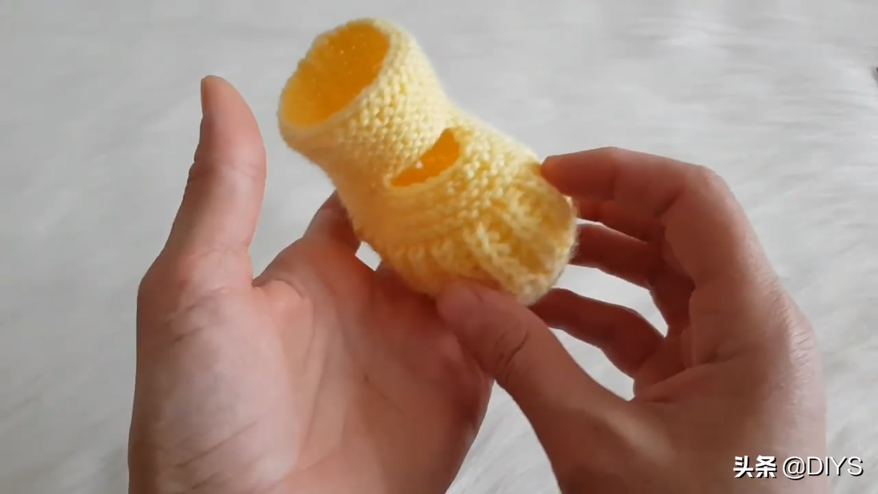 宝宝袜套编织教程,编织宝宝袜套