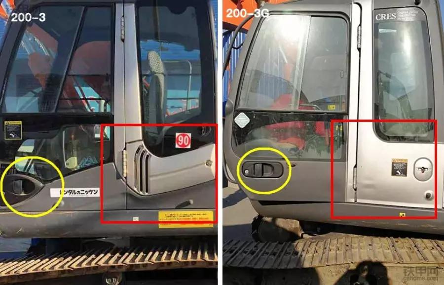 二手机鉴别技巧,日立zx200lc与zx200的区别