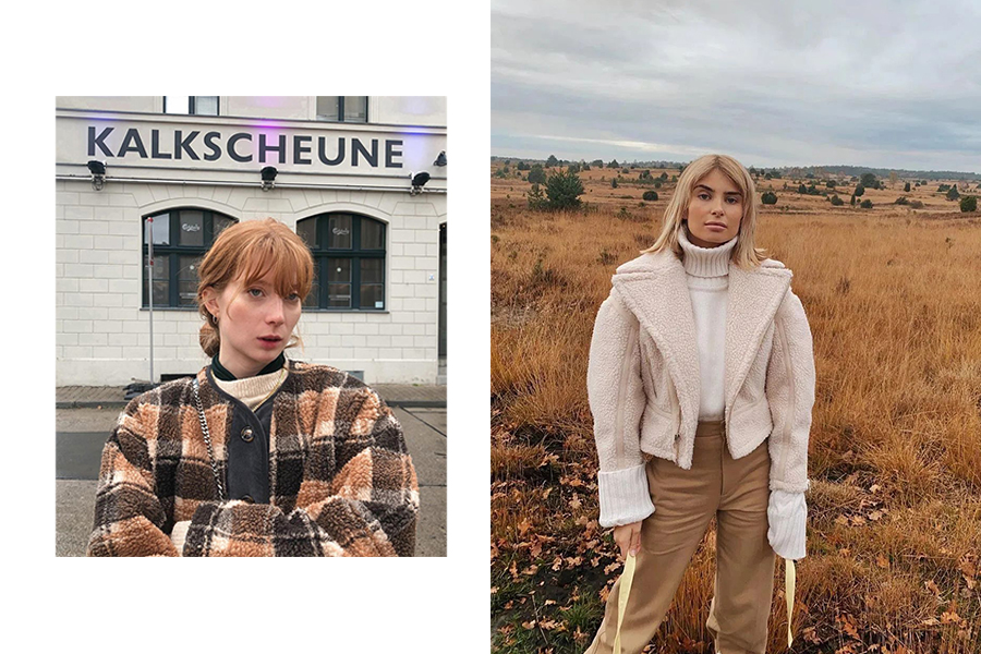 短款皮草好看又保暖,羊羔绒短款皮草