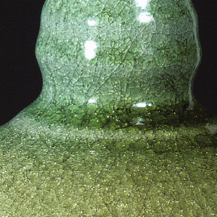 翡翠青釉瓷,翡翠青瓷落釉效果