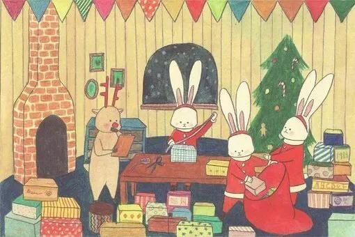 韩国插画师可爱兔子,插画师兔子