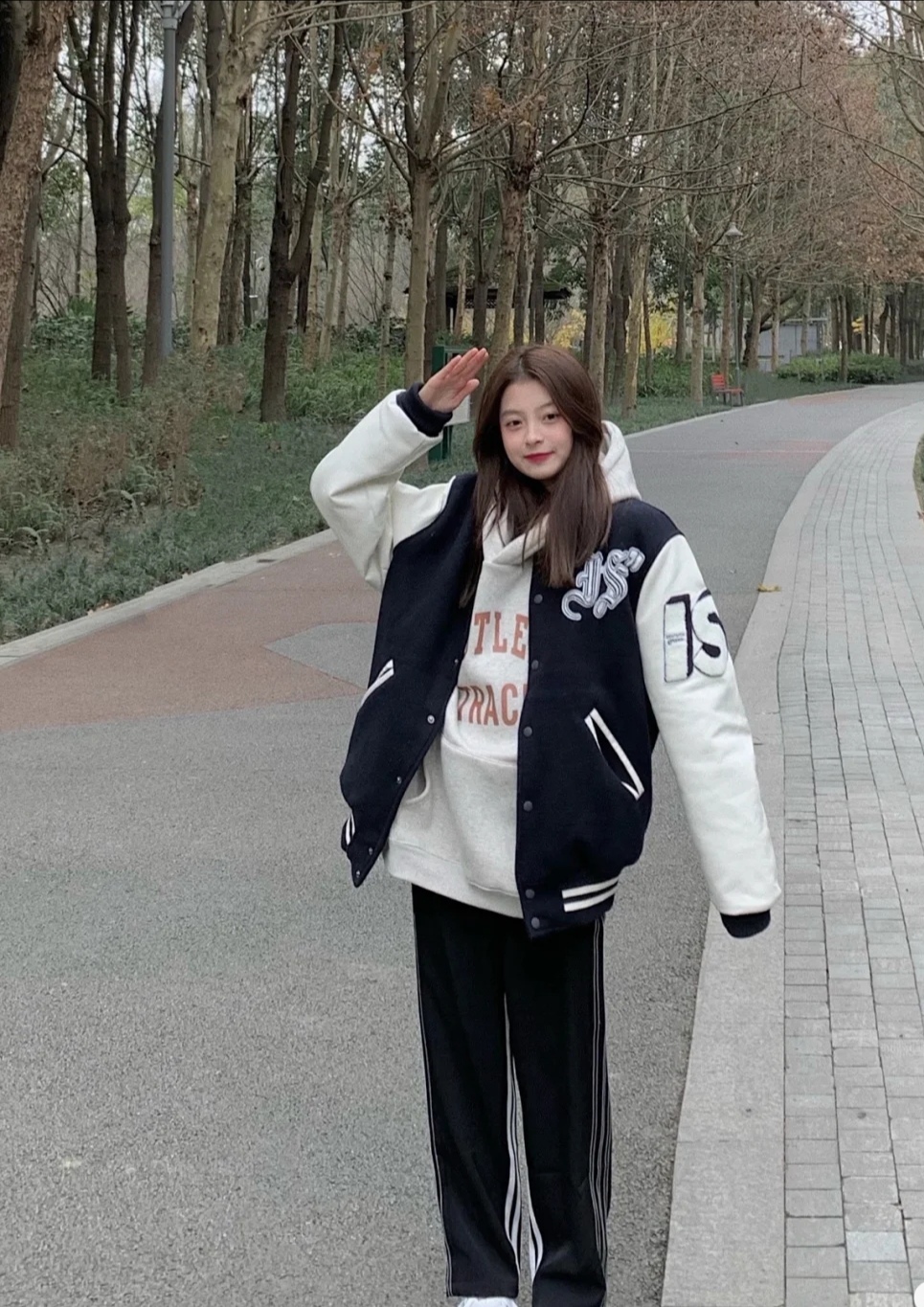 2020年超火棒球服,棒球服棉服穿搭