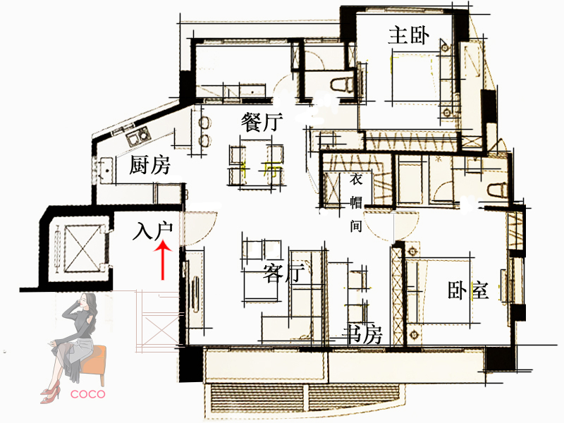 室内户型优化破解思路,户型缺角怎样破解