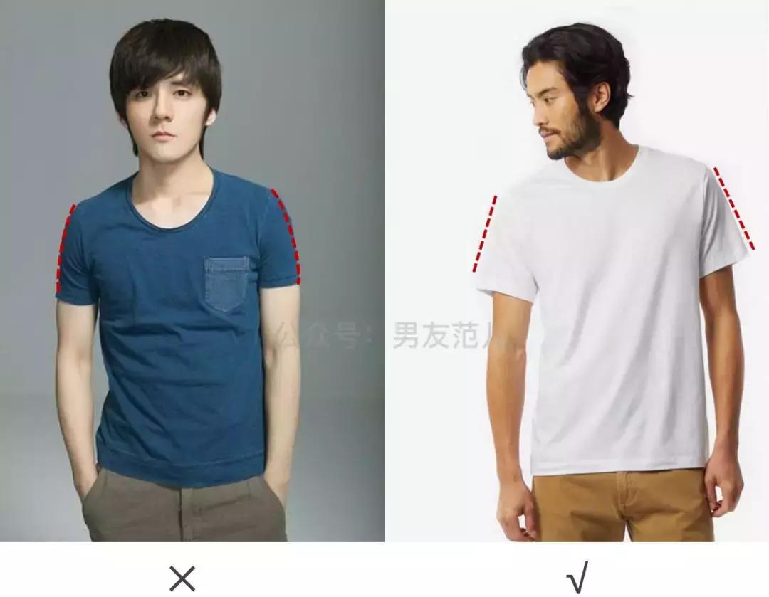 男生溜肩窄肩怎么穿衣好看,男生窄肩夏天穿衣