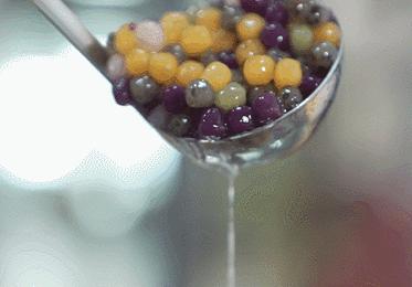 嘟嘟茶系列之椰奶芋圆嘟嘟茶,手把手教你把小芋圆用在饮品小吃店