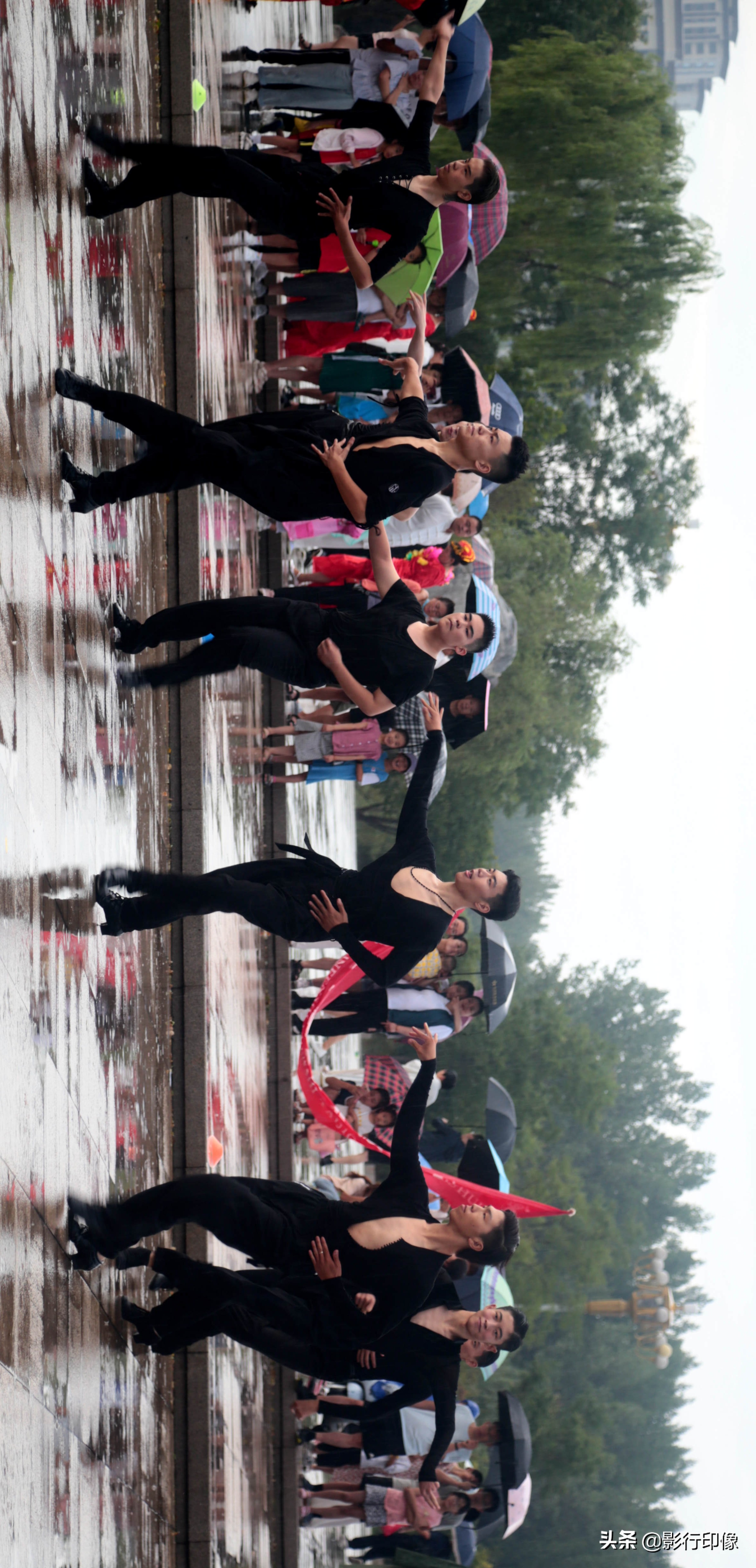 临汾市2020年全民健身启动仪式在在九州广场举行