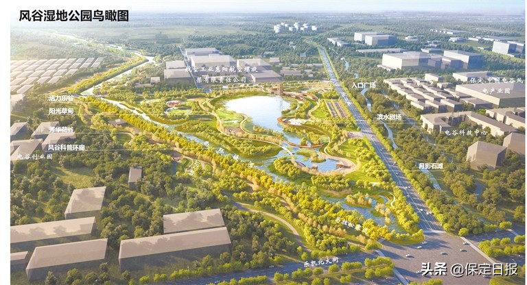 保定市环城水系马拉松赛道路线图,保定环城水系马拉松