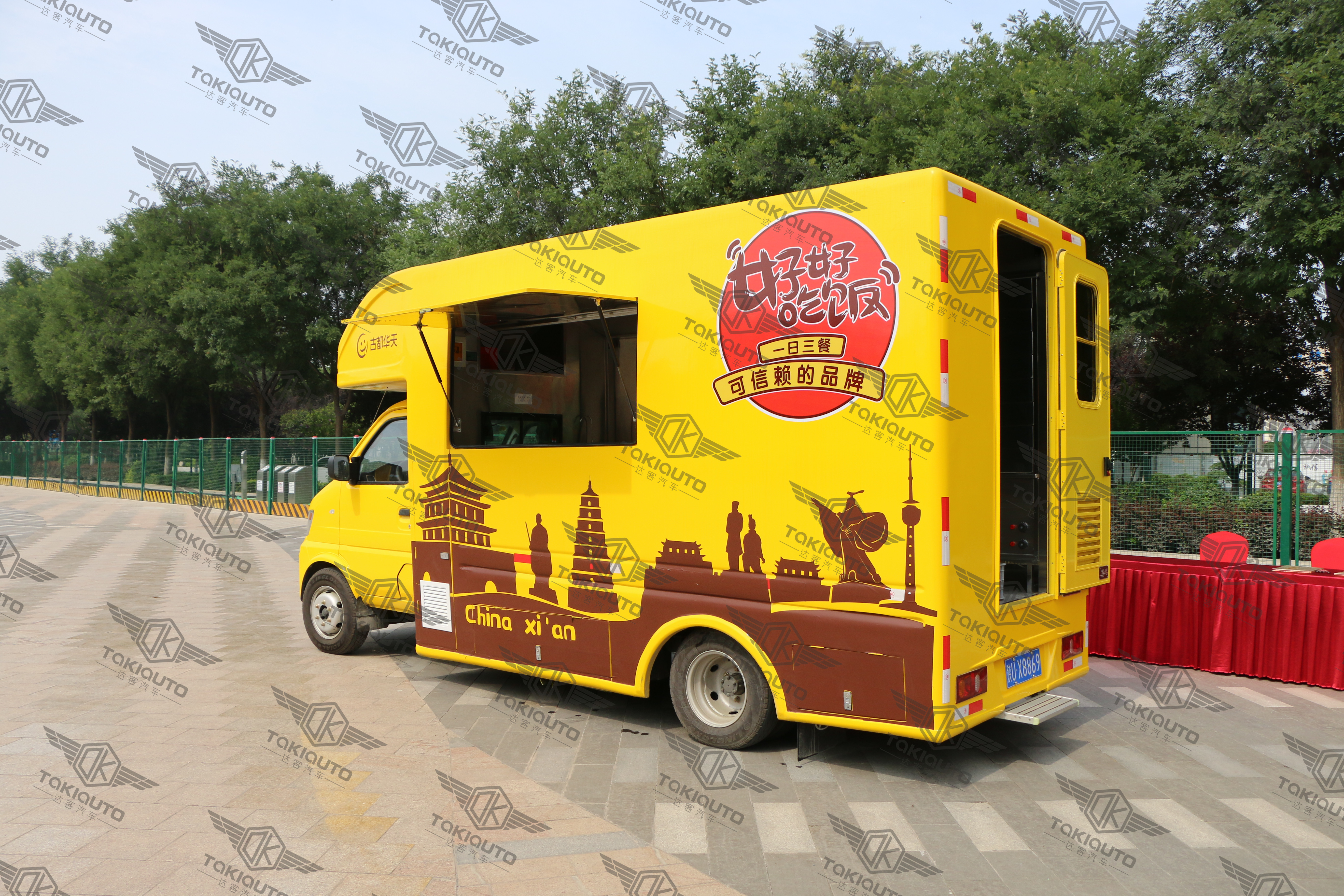 大黄蜂电动三轮餐车,大黄蜂移动餐车