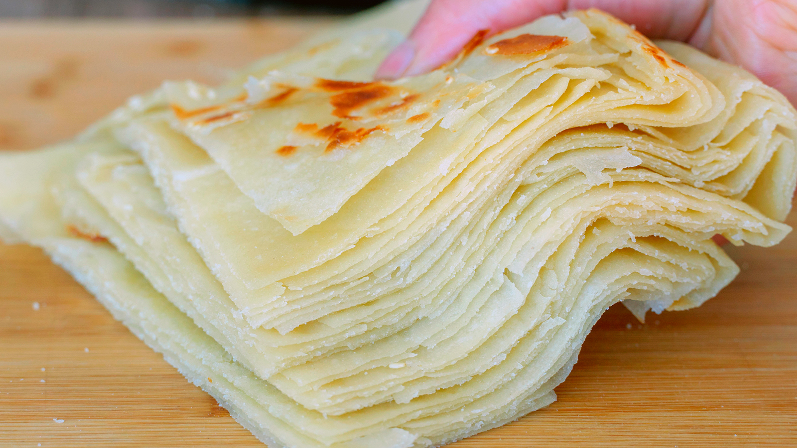 千层饼正宗做法与配方,千层饼这样做再也不用买早点了