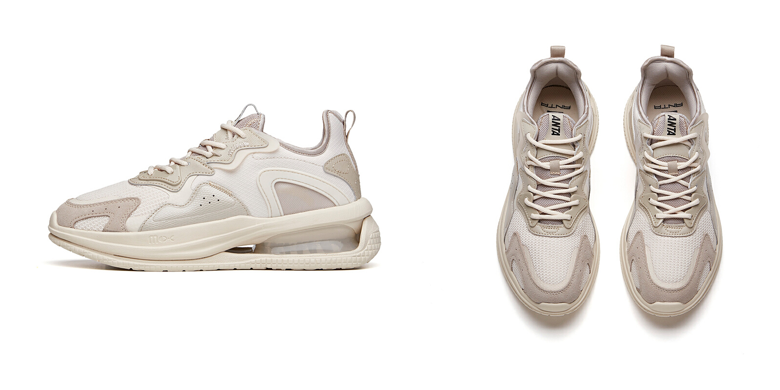 可视化弹力胶加镂空结构，这双国产潮鞋真潮真吸睛