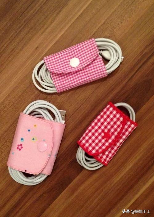 手工编织耳机收纳包,声阔耳机收纳包