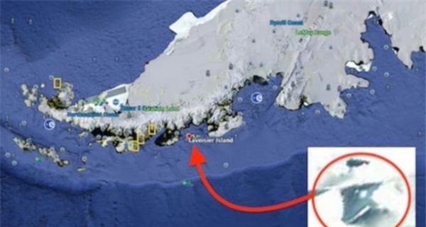 谷歌地图发现南极ufo,nasa太阳观测发现ufo