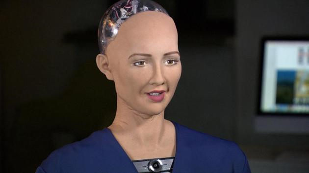 扬言要摧毁人类的机器人索菲亚,索菲亚我会毁灭人类