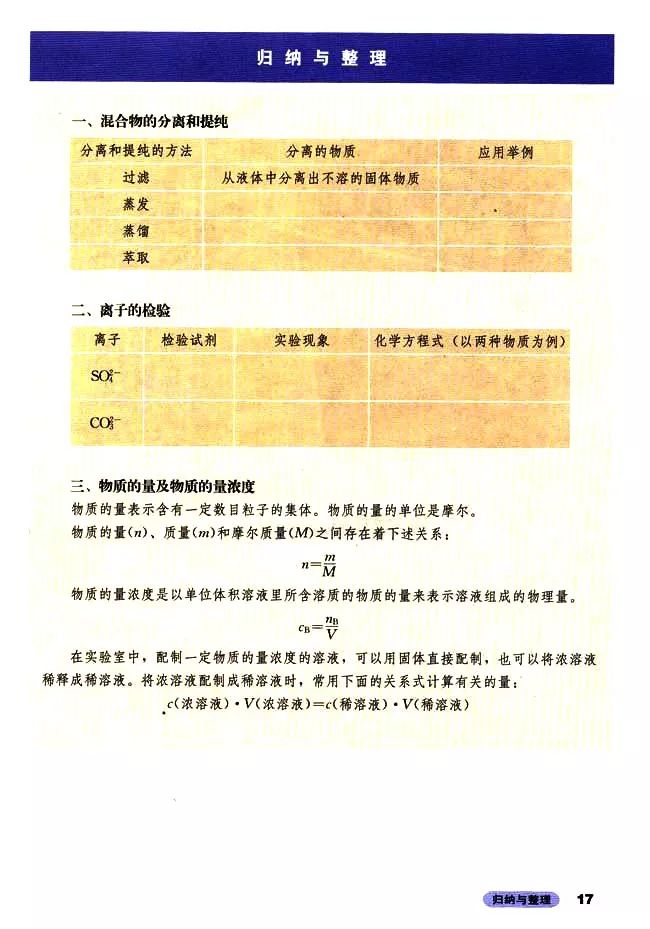 人教版高中化学必修1教案,高中化学必修二电子课本在线阅读