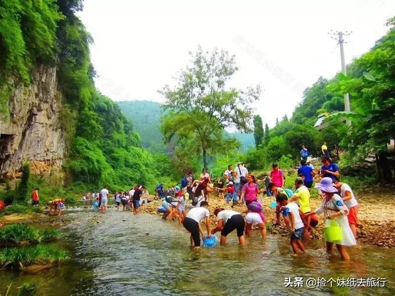 漂流捉鱼大赛,青龙溪亲子漂流