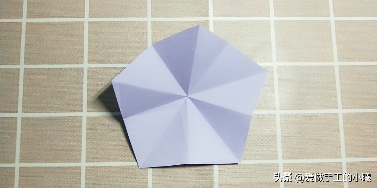 五瓣花折纸简单教程,五瓣花折纸教程视频简单又好看