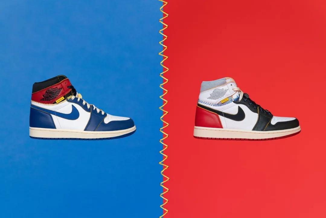 union联名aj4 国外发售 (union 联名aj4 黑蓝高街版)