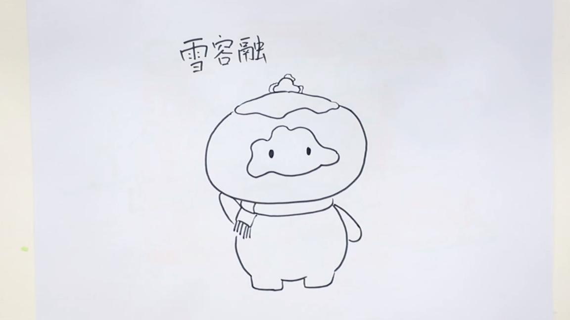 画冰墩墩和雪容融的视频,冰墩墩和雪容融怎么画
