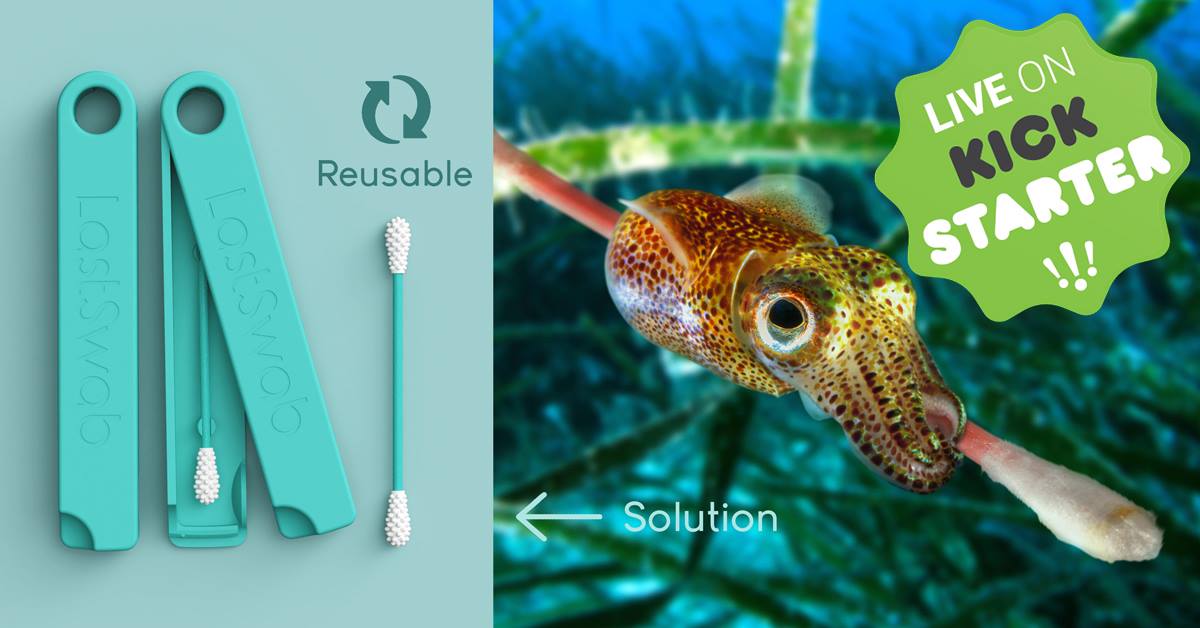 棉花棒也能重复使用！LastSwab「硅胶棉花棒」颠覆传统印象