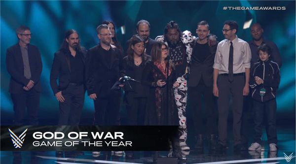tga2018年度最佳颁奖典礼,tga2018年度游戏战神获奖瞬间