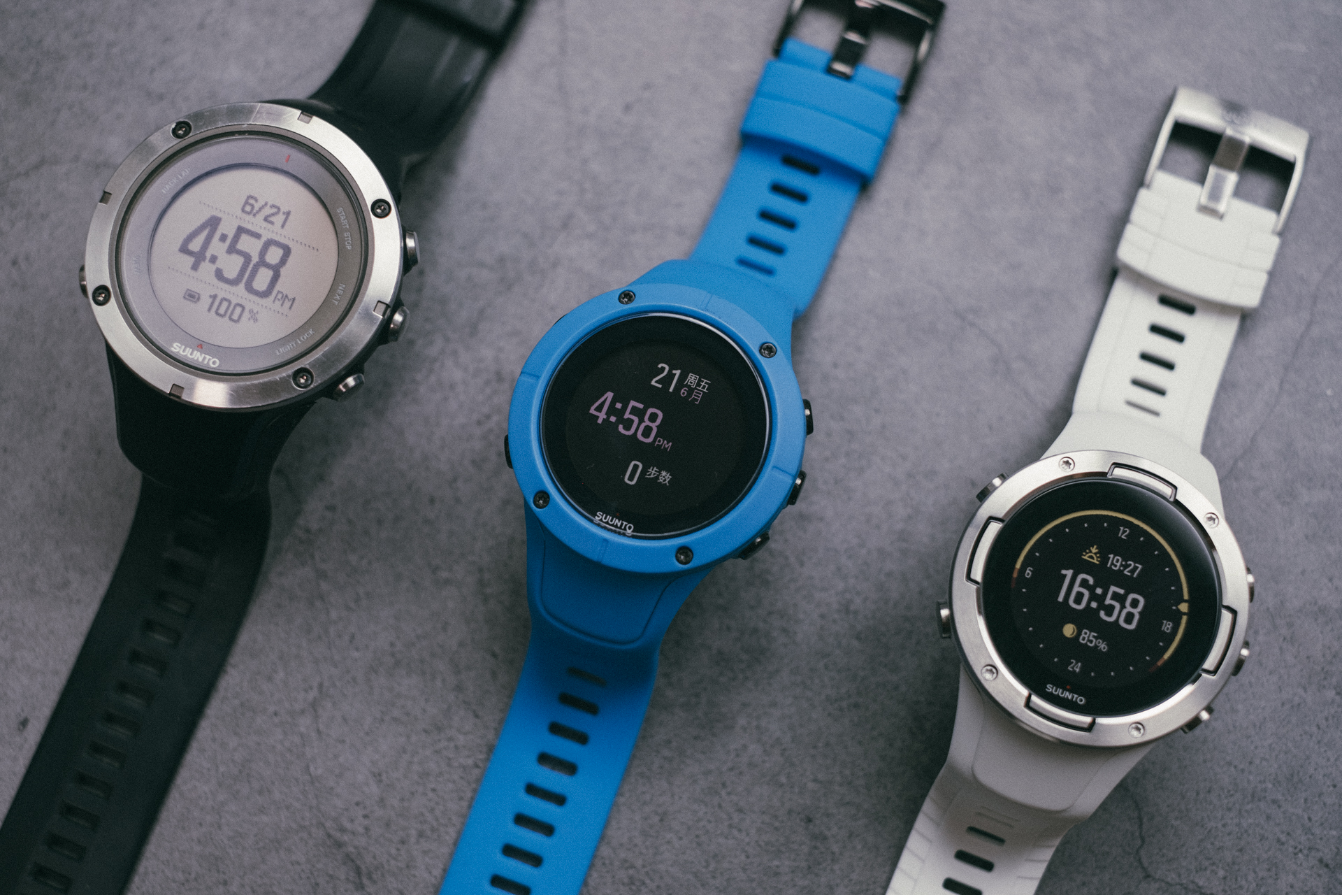 颂拓5黑白限量,颂拓suunto5智能运动手表