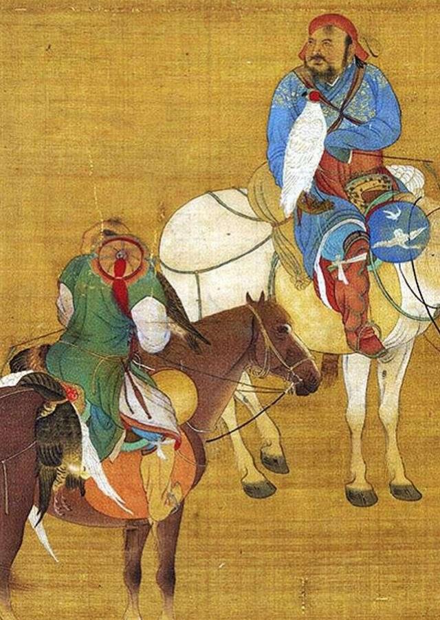 除了猎犬还有猎鹰、猎豹，从《元世祖出猎图》看蒙古的狩猎文化