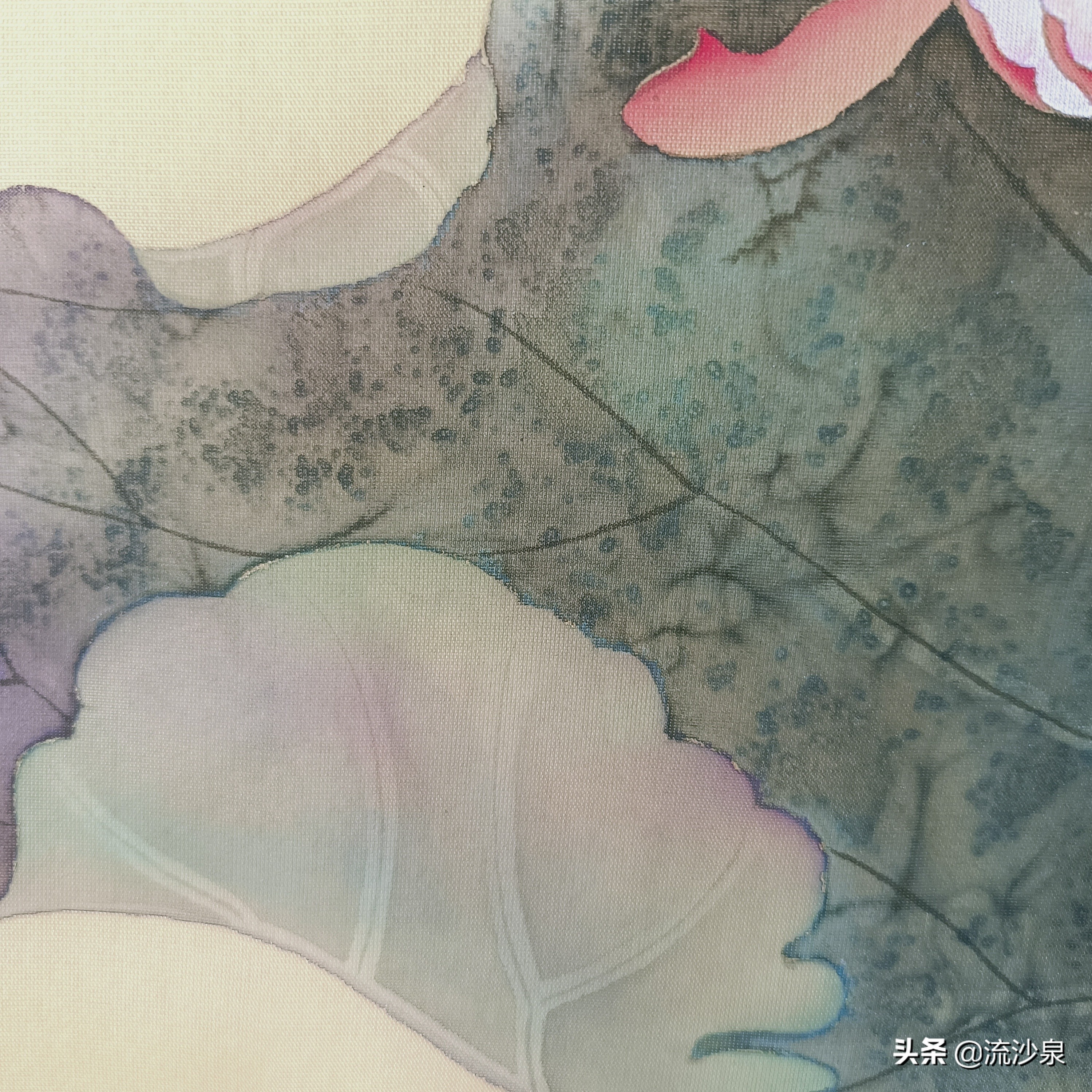 工笔画撒盐法的作品,工笔画上色如何撒盐