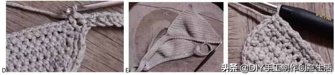 夏天来了，一定要钩一套给自己，有钩织教程