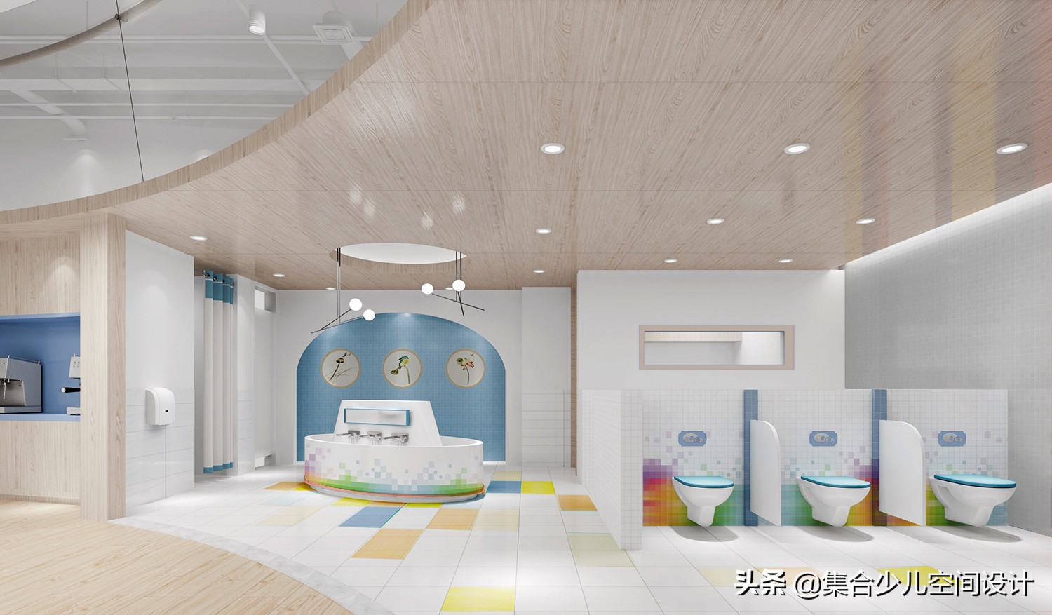 小型早教托育中心设计效果图,孩子的第二个家