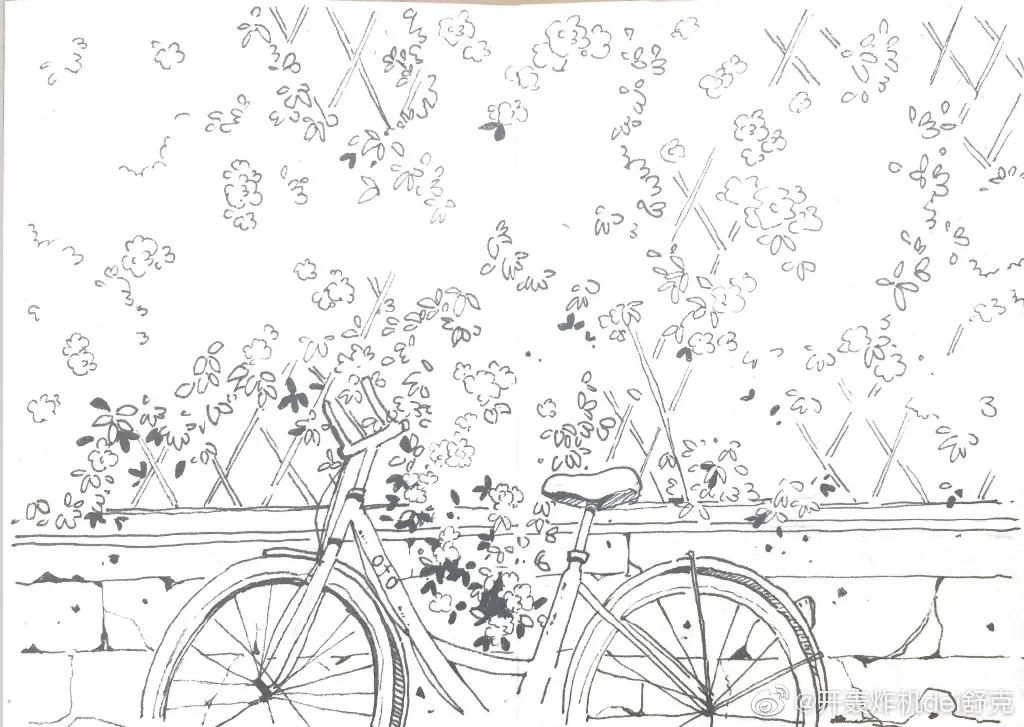 意境钢笔水彩画步骤,钢笔水彩画临摹简单入门