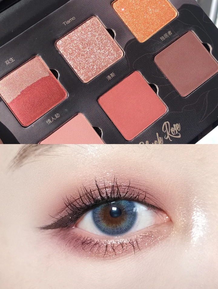 显色度高不飞粉的多色平价眼影盘,颜色多又平价的学生党眼影盘