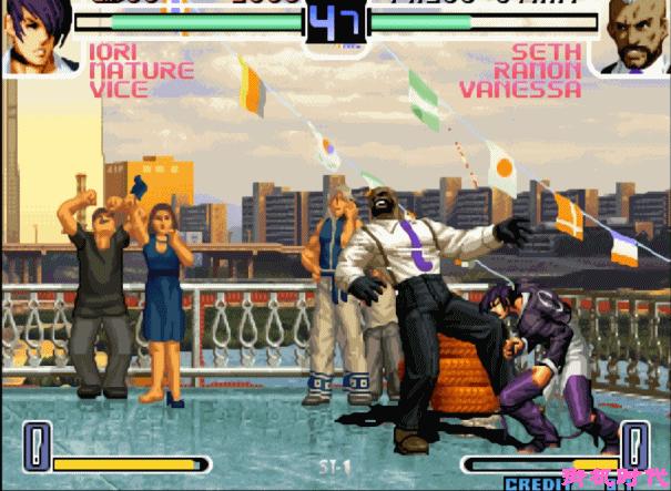 格斗游戏三合一,格斗游戏八神连招教学